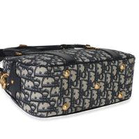 Navy Oblique Canvas Small D Vibe Bowling Bag