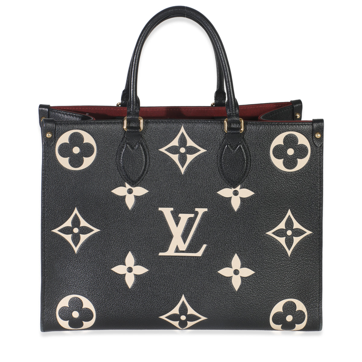 Black Cream Giant Monogram Empreinte Onthego MM