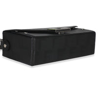 Black FF Leather Baguette Soft Trunk Crossbody