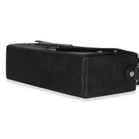 Black FF Leather Baguette Soft Trunk Crossbody