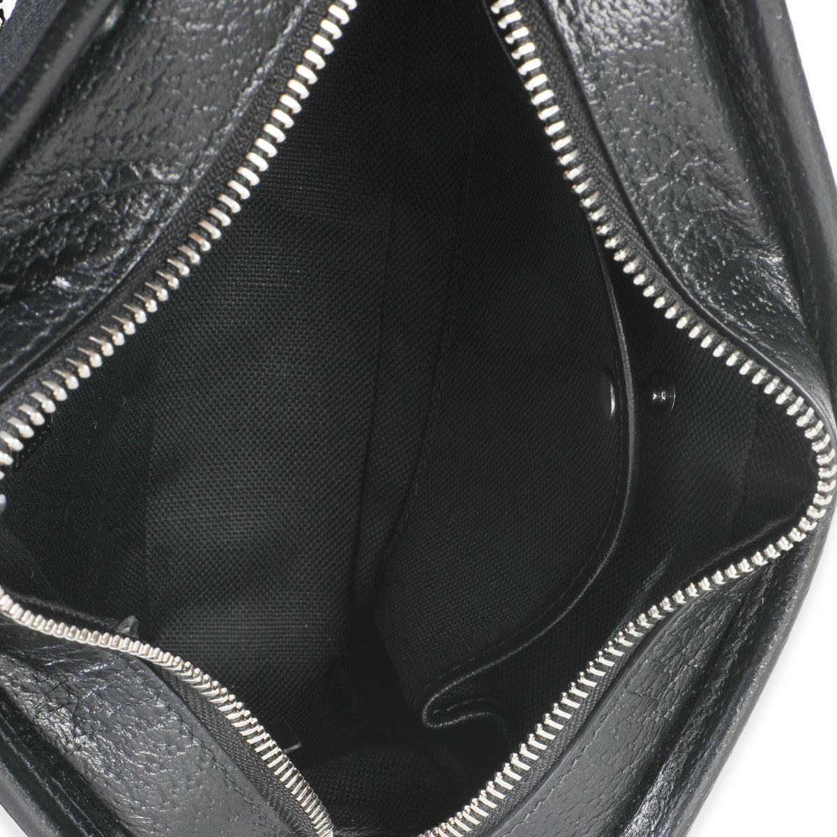 Gucci Black Jumbo GG Canvas Messenger Bag Handbag ad1
