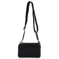 Gucci Black Jumbo GG Canvas Messenger Bag Handbag av