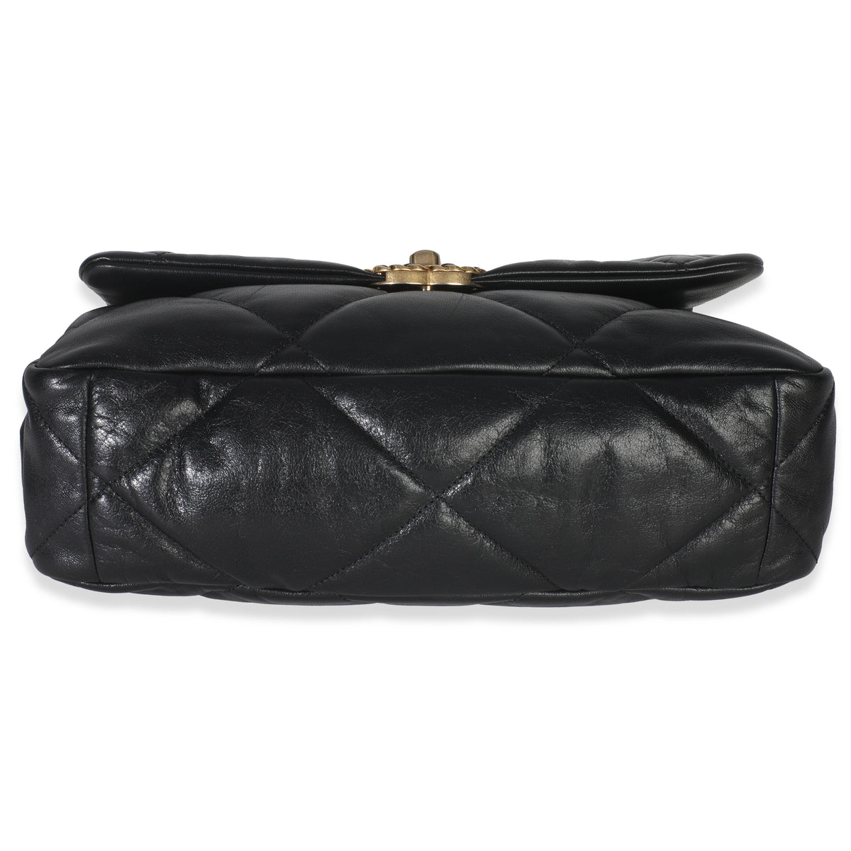 Black Quilted Lambskin Large Chanel 19 Flap Bag