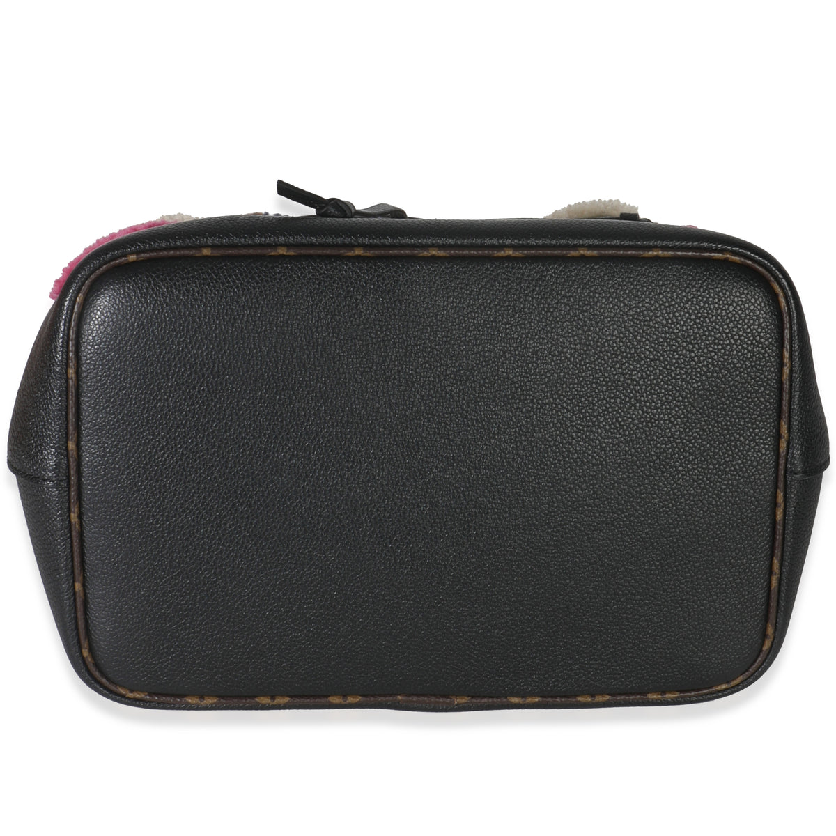 Black Shearling Monogram Neonoe MM