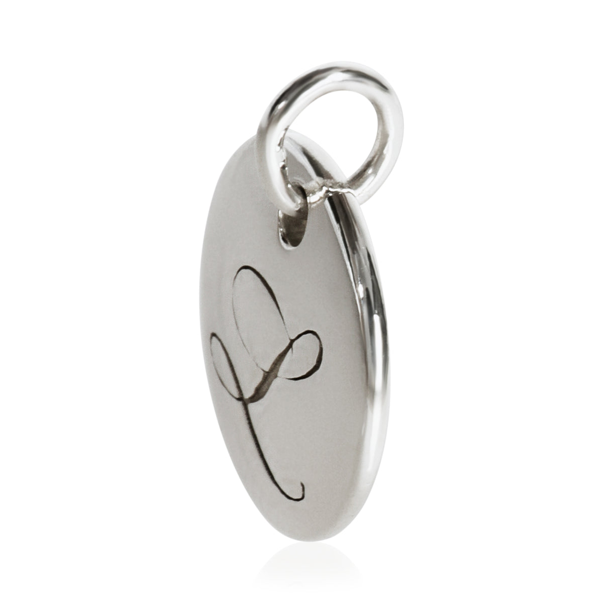 Sterling Silver  Notes Initial L Charm