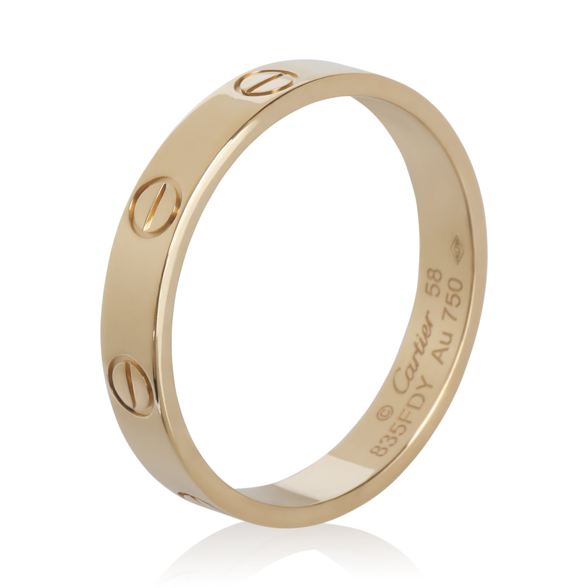 Yellow Gold  Small Model Love Ring