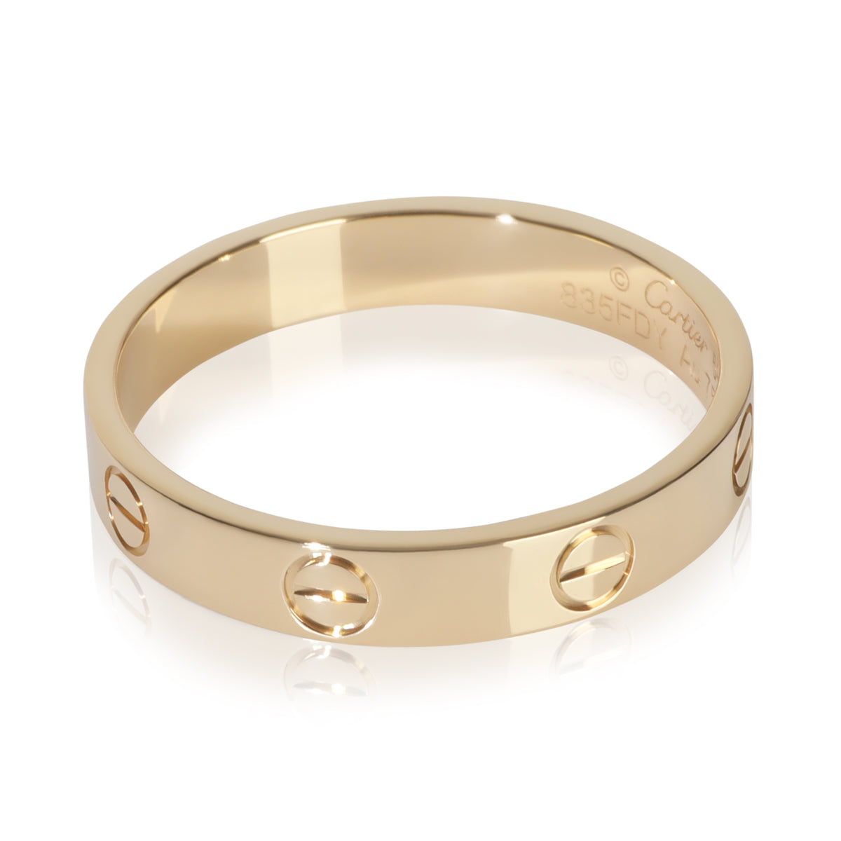 Yellow Gold  Small Model Love Ring