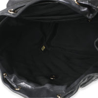 Black Lambskin Quilted Small Urban Spirit Backpack