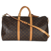 Monogram Canvas Keepall Bandouliere 50