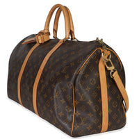 Monogram Canvas Keepall Bandouliere 50