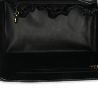Chanel 24K Vintage Black Caviar Vanity Box Train Case Handbag ad1