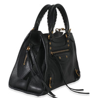 Black Smooth Calfskin Small Neo Classic City Bag