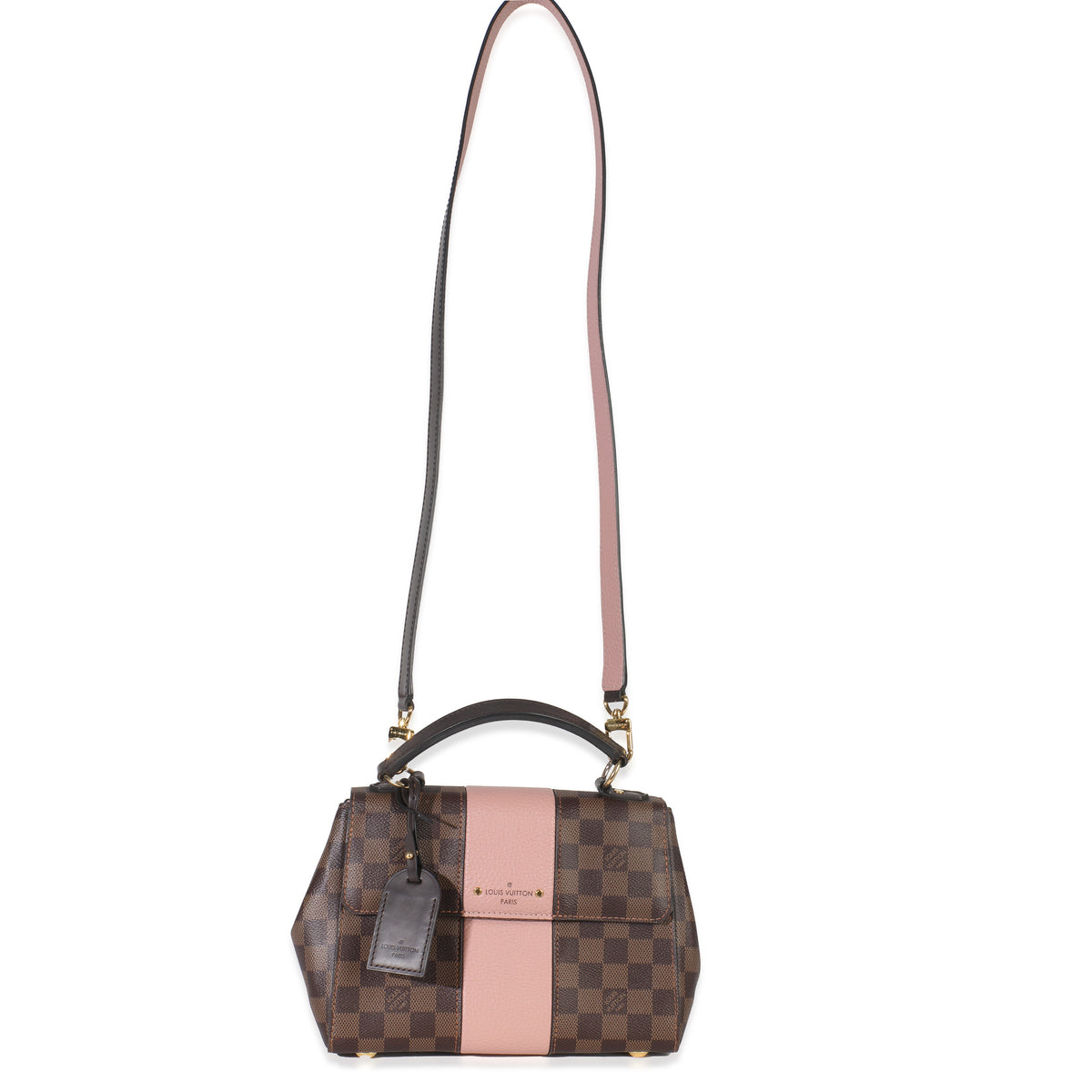 Louis Vuitton Ebene Damier and Magnolia Bond Street BB Handbag av