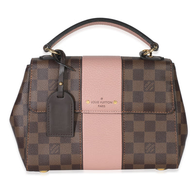 Louis Vuitton Ebene Damier and Magnolia Bond Street BB Handbag fv