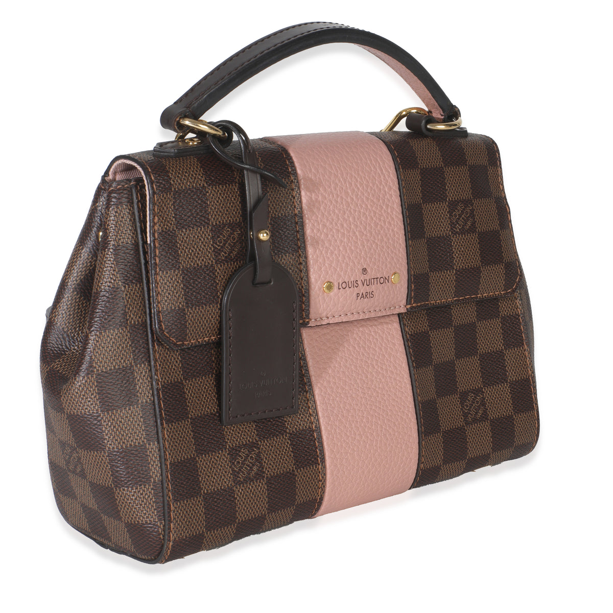 Louis Vuitton Ebene Damier and Magnolia Bond Street BB Handbag pv