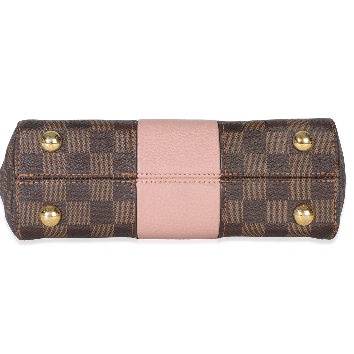 Louis Vuitton Ebene Damier and Magnolia Bond Street BB Handbag stamp