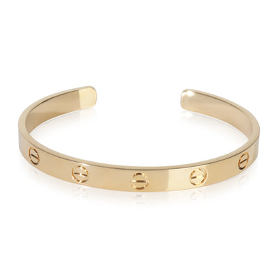 Yellow Gold  Love Cuff Bracelet