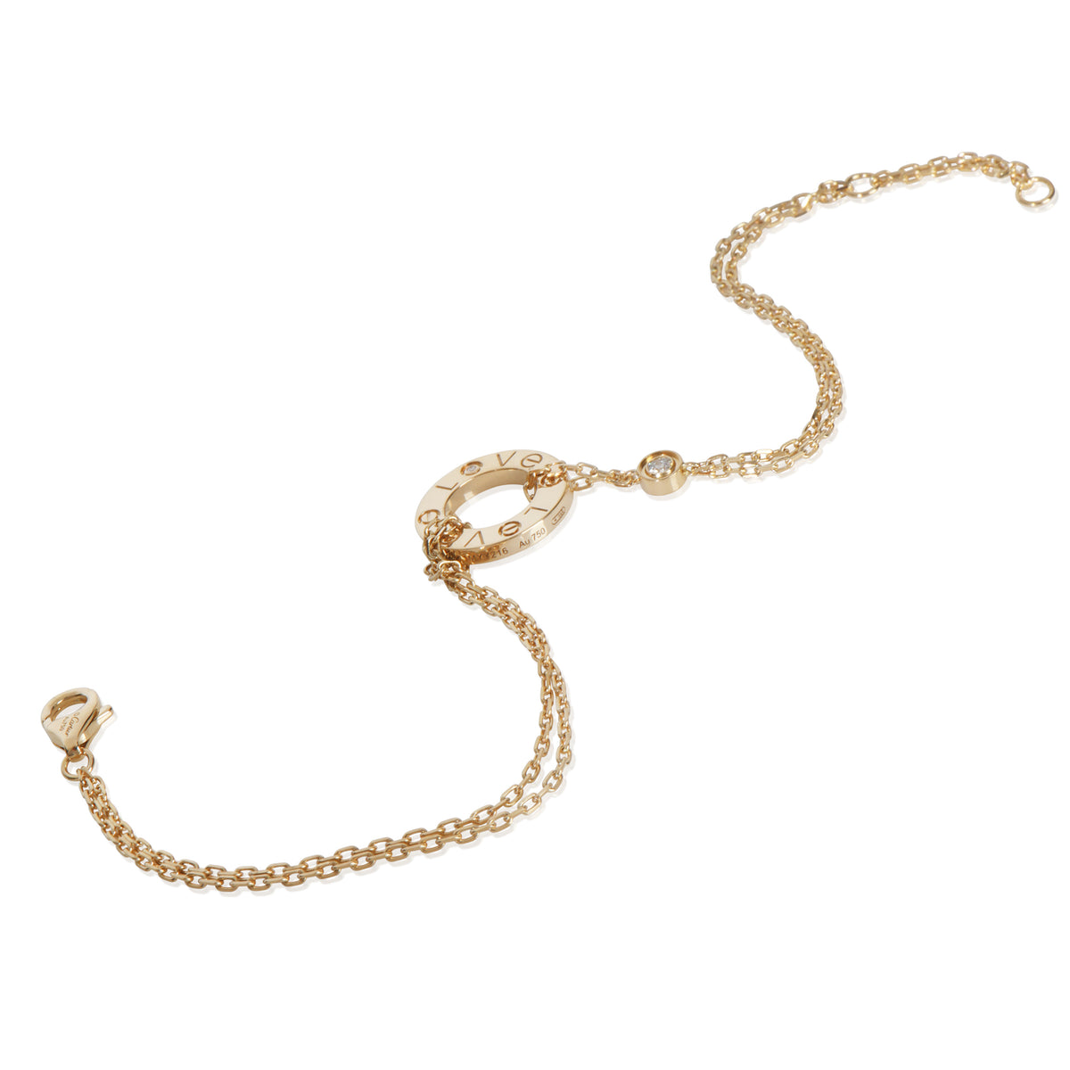 Yellow Gold Diamond Love Bracelet