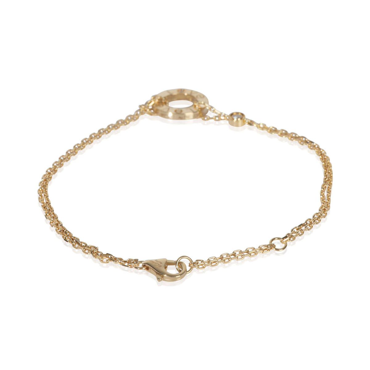 Yellow Gold Diamond Love Bracelet