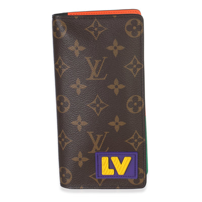 Monogram Canvas LV Logo Brazza Wallet