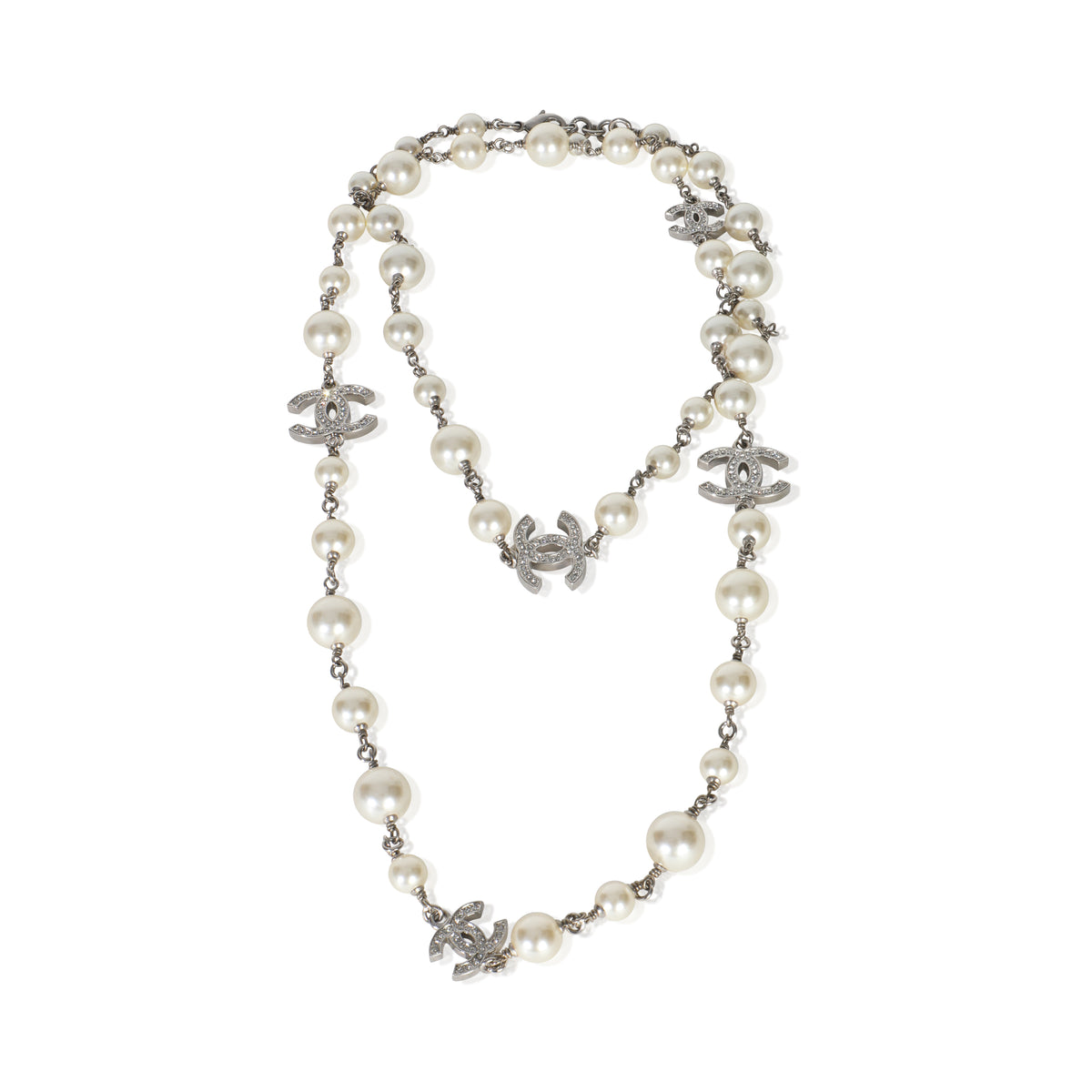 2023 Faux Pearl Station Necklace