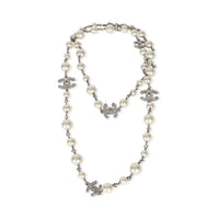 2023 Faux Pearl Station Necklace