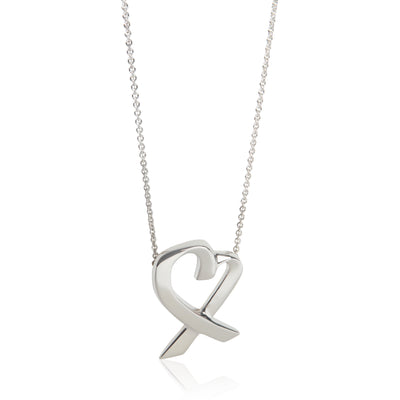 Sterling Silver  Vintage Paloma Picasso Loving Heart Pendant