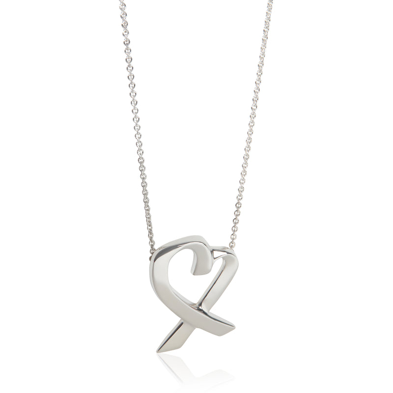 Sterling Silver  Vintage Paloma Picasso Loving Heart Pendant