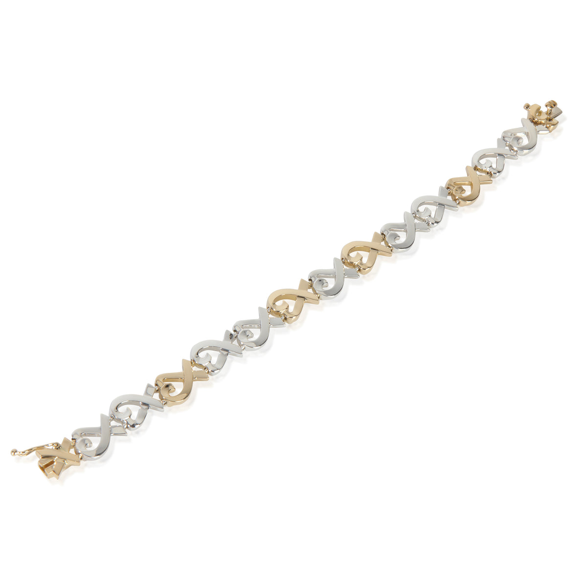 Yellow Gold & Sterling Silver  Vintage Paloma Picasso Loving Heart