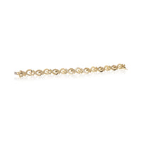 Yellow Gold Diamond Vintage Paloma Picasso Loving Heart Bracelet