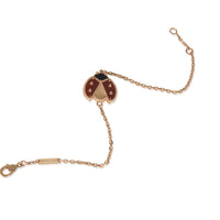 Rose Gold Carnelian and Onyx Lucky Spring Bracelet