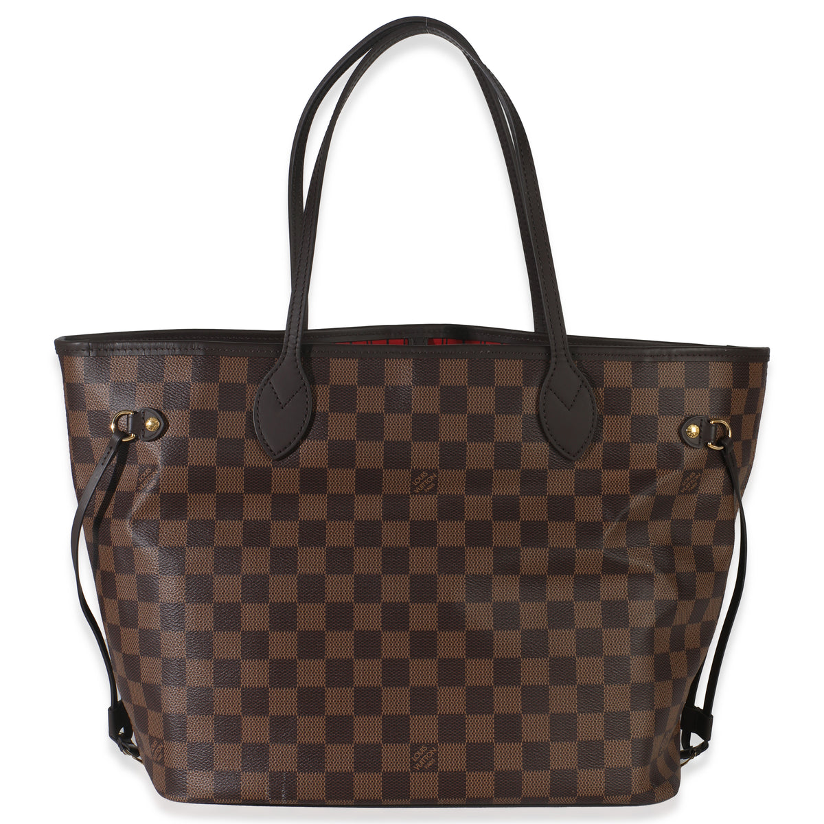 Cherry Damier Ebene Canvas Neverfull MM