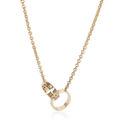 Yellow Gold  Love Necklace