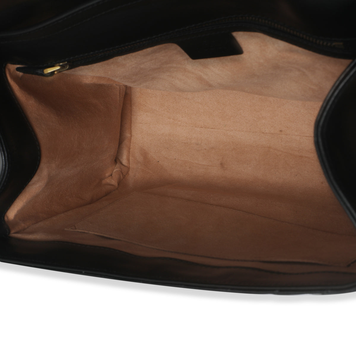 Black Calfskin Queen Margaret Top Handle Bag