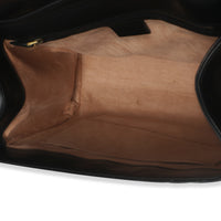 Black Calfskin Queen Margaret Top Handle Bag