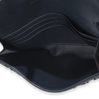 Christian Dior Blue Oblique Canvas Saddle Chain Pouch Handbag ad1