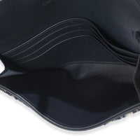 Christian Dior Blue Oblique Canvas Saddle Chain Pouch Handbag ad1