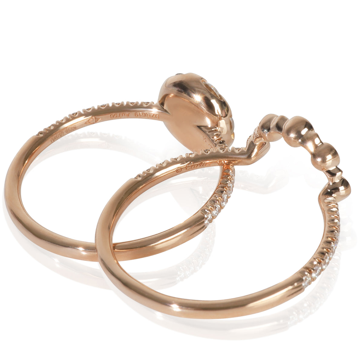 Rose Gold Diamond Etincelle Ring