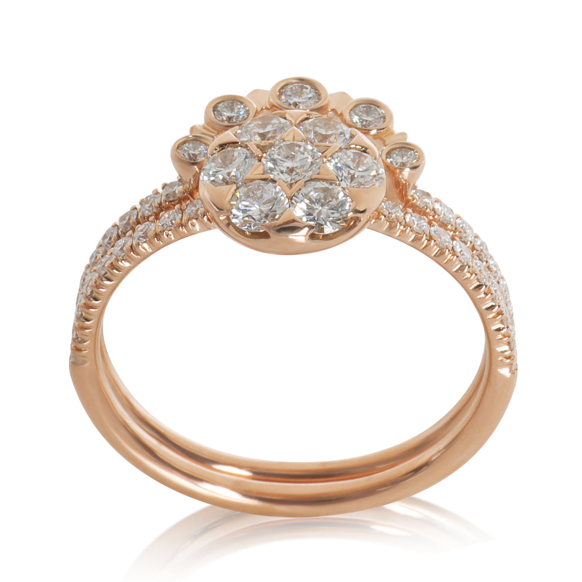 Rose Gold Diamond Etincelle Ring