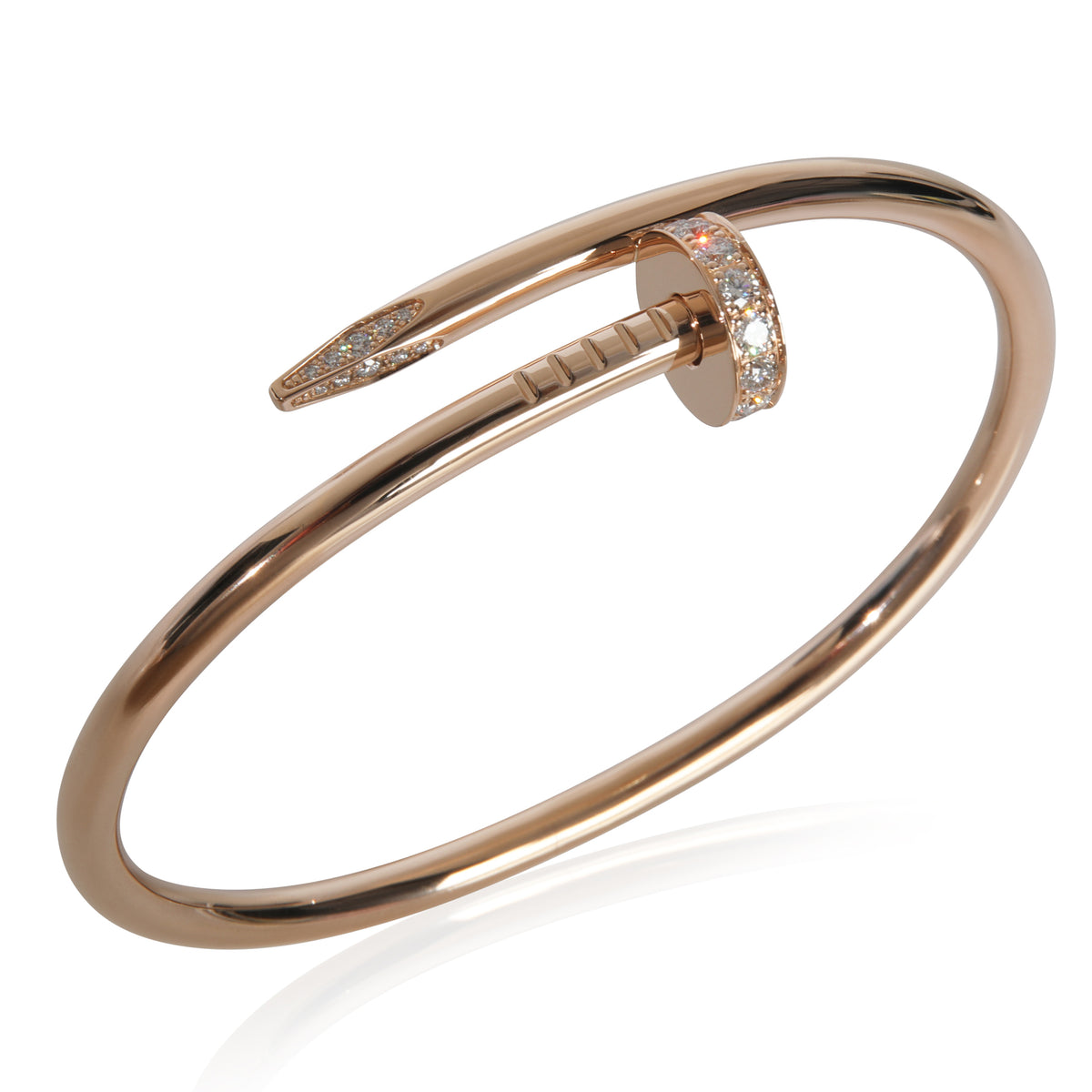 Cartier Rose Gold Diamond Juste Un Clou Bracelet av