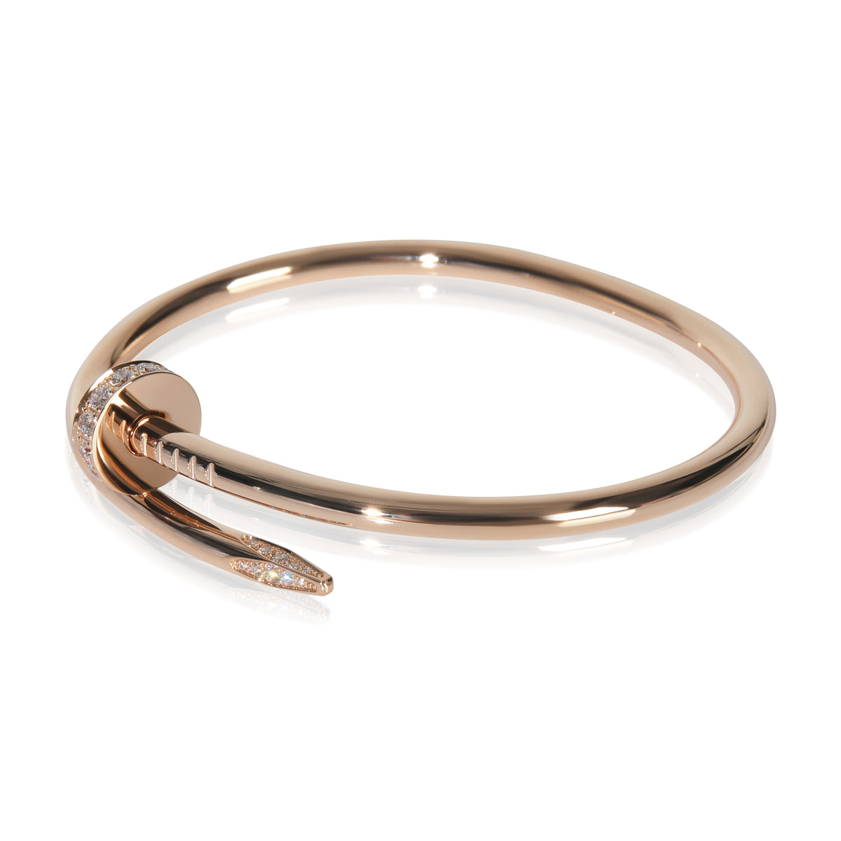 Cartier Rose Gold Diamond Juste Un Clou Bracelet sv
