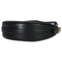 Black Soft Calfskin Small Arque Shoulder Bag