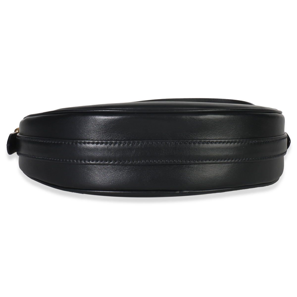 Black Soft Calfskin Small Arque Shoulder Bag