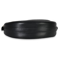 Black Soft Calfskin Small Arque Shoulder Bag
