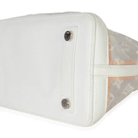 White Monogram Transparence Lockit East West