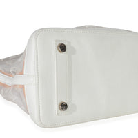 White Monogram Transparence Lockit East West