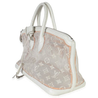 White Monogram Transparence Lockit East West