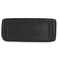 Black Quilted Caviar Grand Shopper Tote