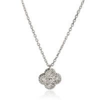 White Gold Diamond Sweet Alhambra Pendant