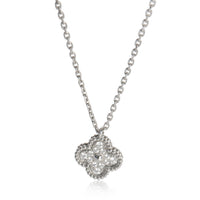 White Gold Diamond Sweet Alhambra Pendant